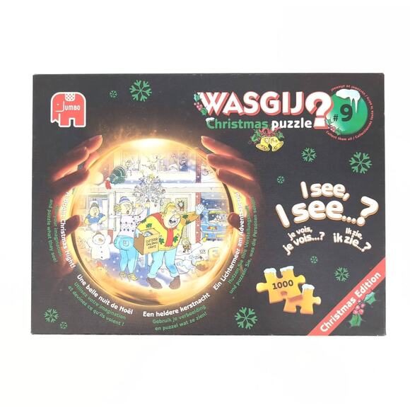 WASGIJ? No 9 Jumbo "A Bright Christmas Night" 1000 Piece Jigsaw Original Puzzle - Picture 1 of 13